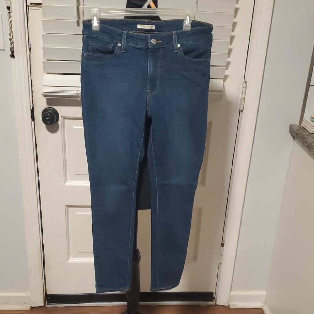 Levi's Dark Blue Denim Skinny Jeans